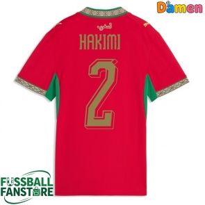 Marokko Achraf Hakimi #2 Replik Heimtrikot Damen WM 2026 Kurzarm